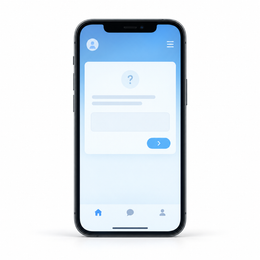 Fråge-app i mobilen