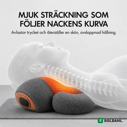 Soldahl® Nackvila mekanism: mjuk sträckning som följer nackens kurva