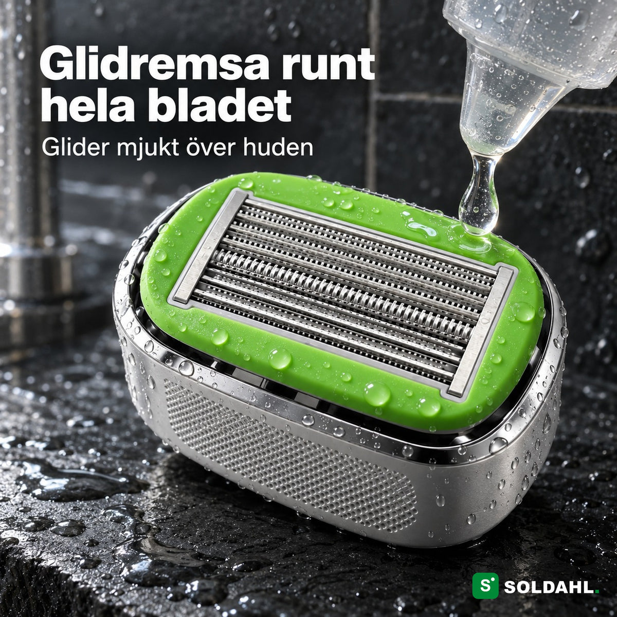 Glidremsa runt hela bladet på Blankrak