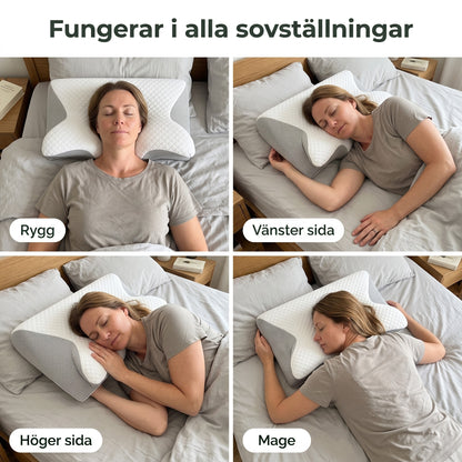 Fungerar i alla sovställningar