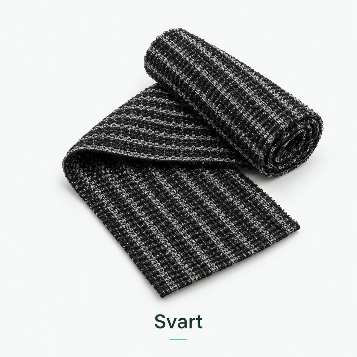Exfolierande duschhandduk i färgen svart