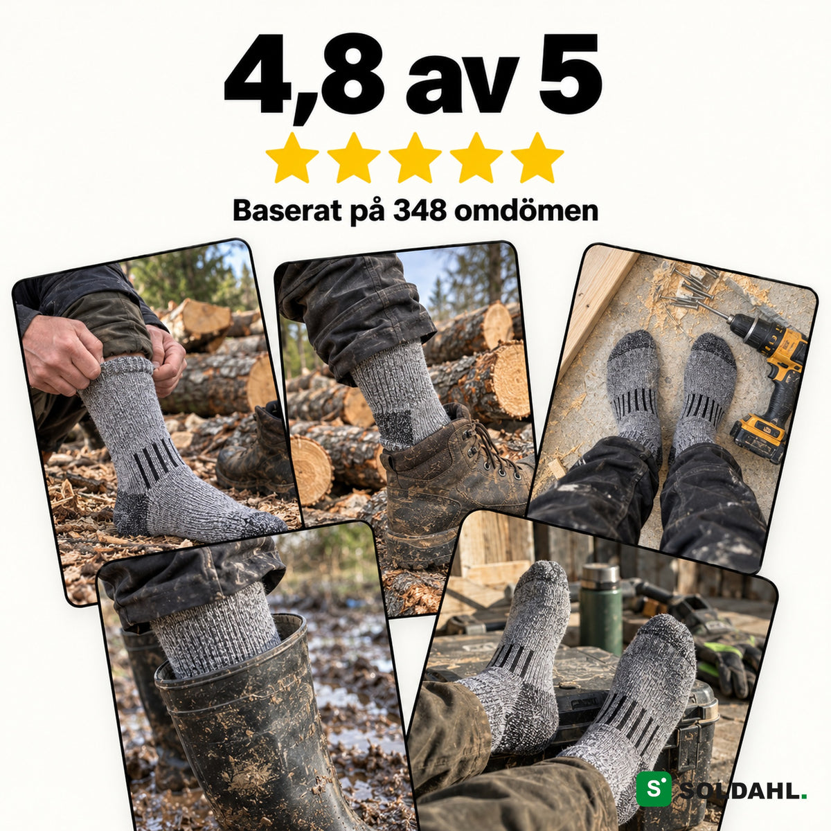Betyg 4,8 av 5 baserat på 348 omdömen med bilder på strumpor i arbete