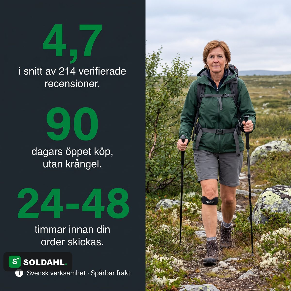 4,7 i snitt, 90 dagars öppet köp, skickas inom 24 till 48 timmar