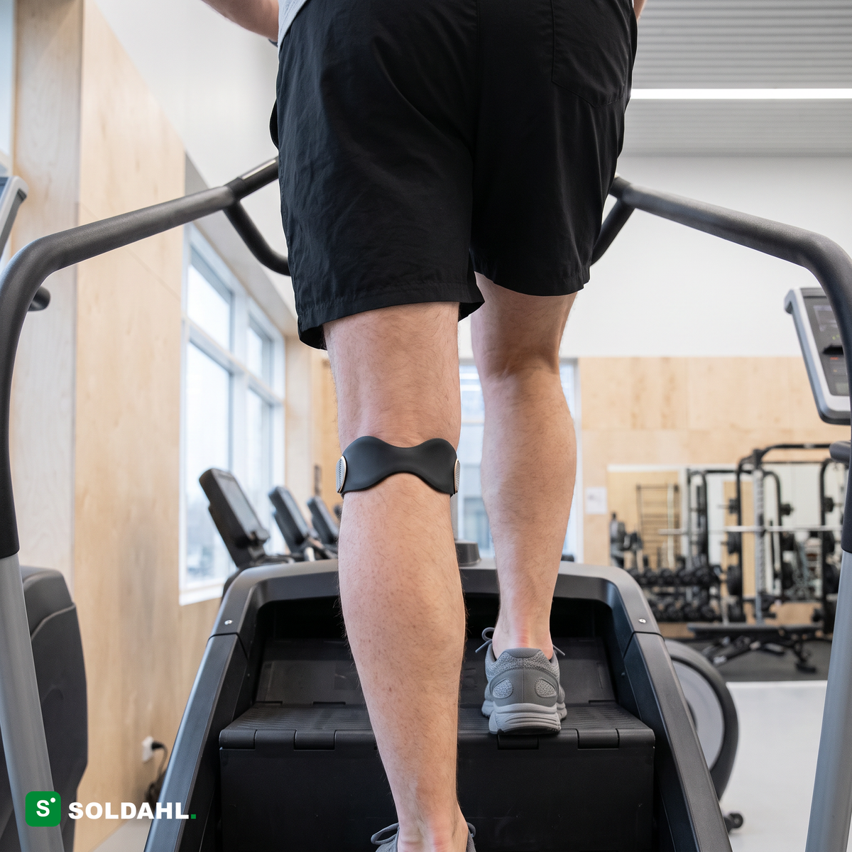 Soldahl Vidare under konditionsträning på gymmet