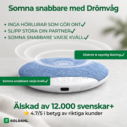 Soldahl Drömvåg somna snabbare