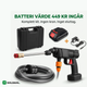 Soldahl trådlös högtryckstvätt, komplett kit med batteri, laddare, väska och slang