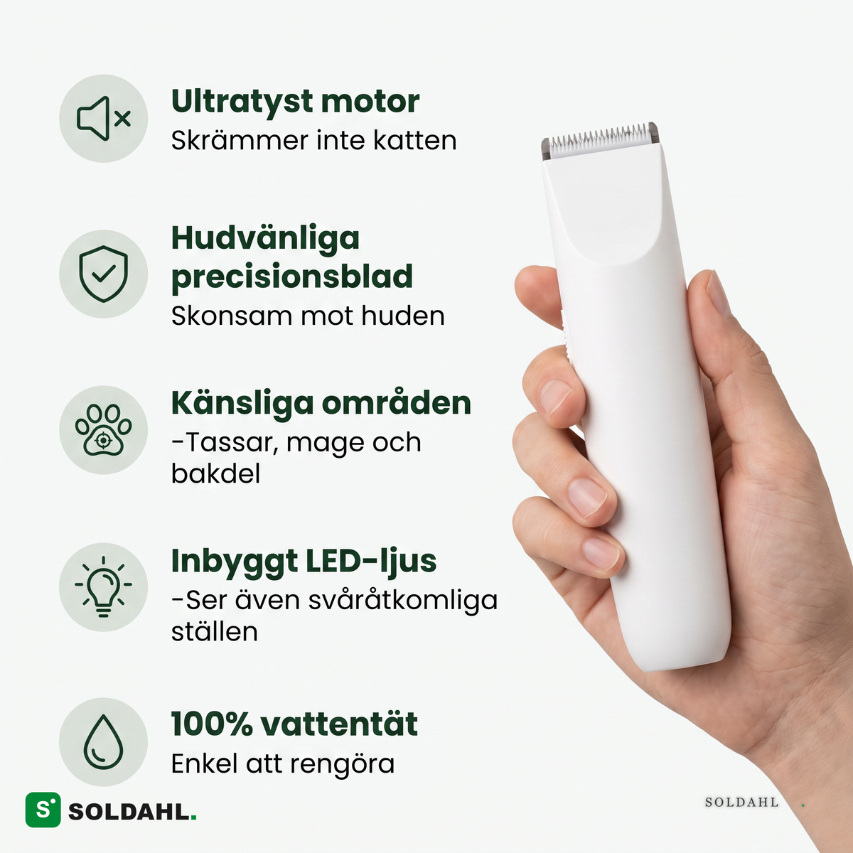 Fördelar med Soldahl Kattpälstrimmer