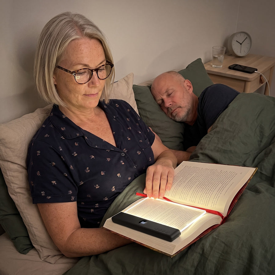 Ett kapitel till. Utan att väcka den som sover bredvid dig.