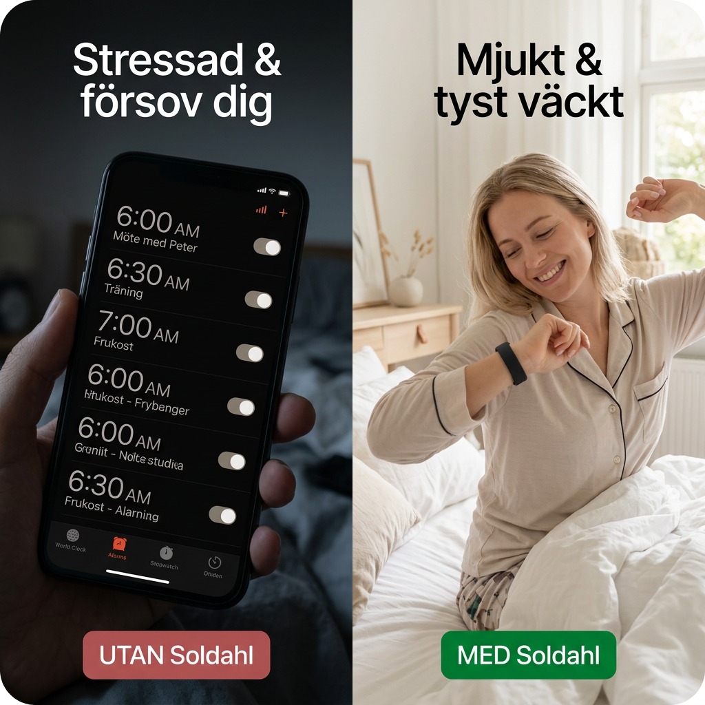 Utan och med Soldahl vibrationsväckarklocka