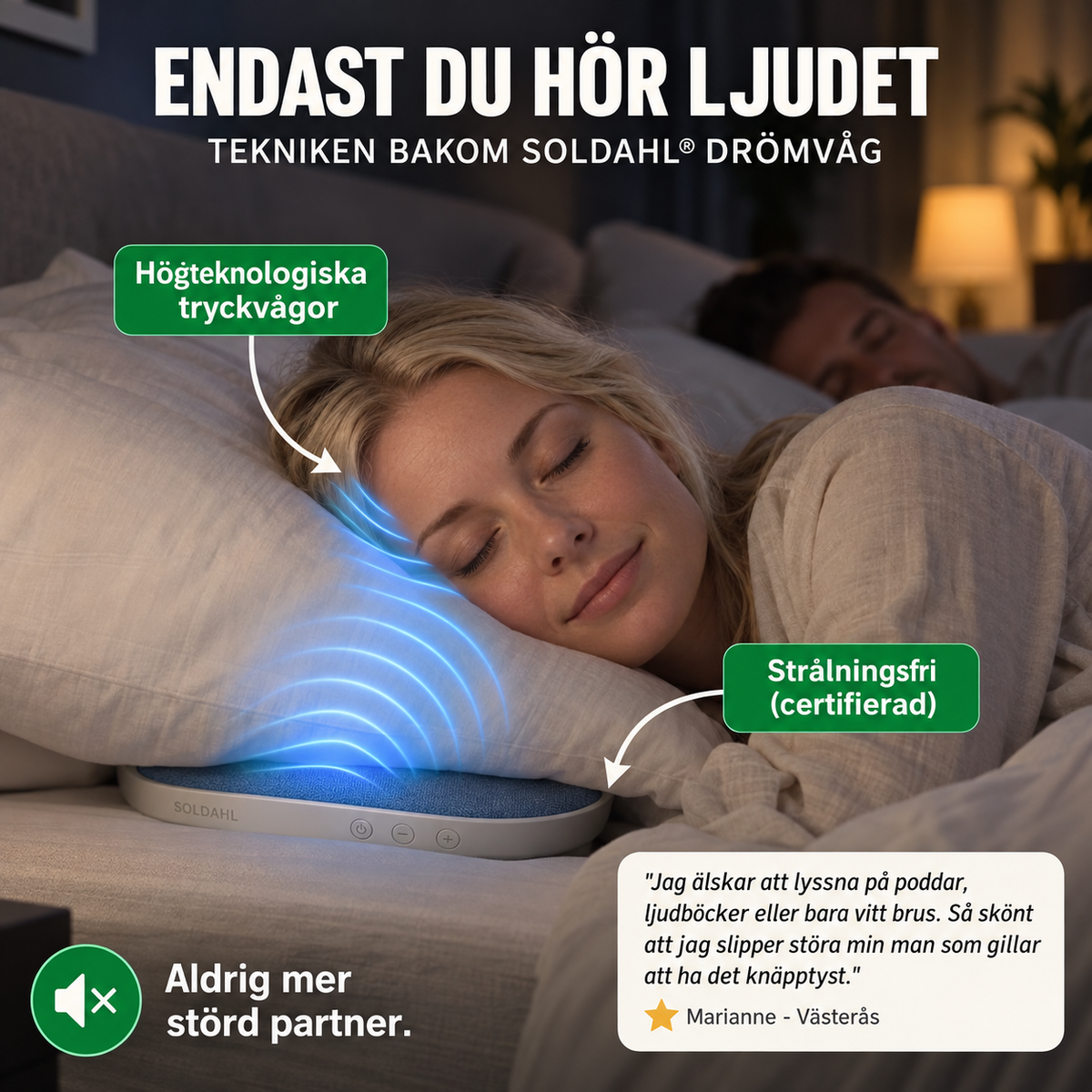 Soldahl Drömvåg tryckvågor teknik