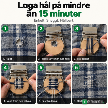 Sex steg för att laga ett hål på under 15 minuter