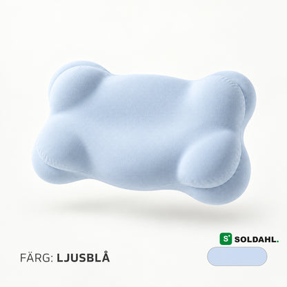 Ergonomisk molnkudde i färgen ljusblå