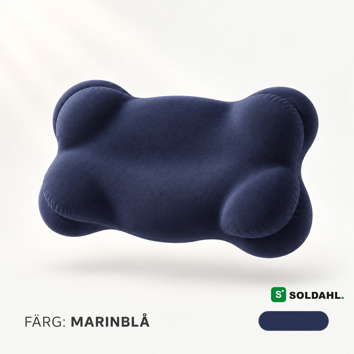 Ergonomisk molnkudde i färgen marinblå