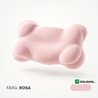 Ergonomisk molnkudde i färgen rosa