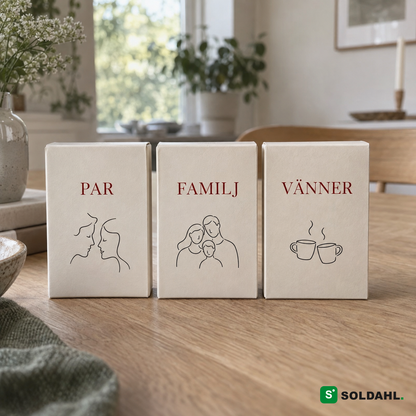 Tre teman Par Familj Vänner