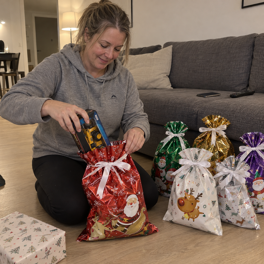 Julklapparna ska slås in, och det tar alltid längre tid än du tror.