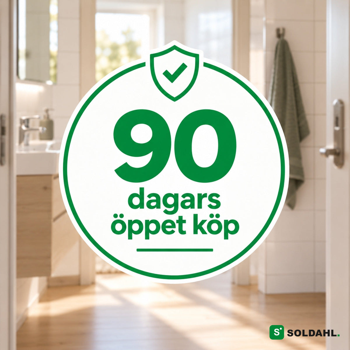 90 dagars öppet köp på Soldahl Rakvass rakhyvel