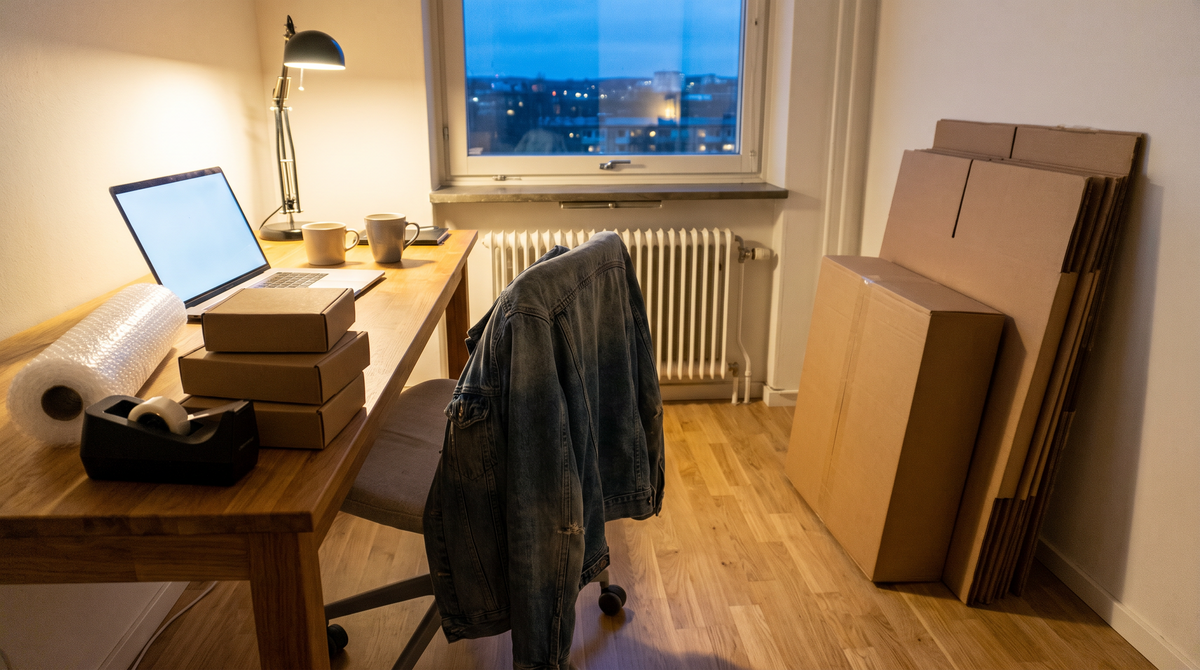 Ett litet kontor och stora ambitioner