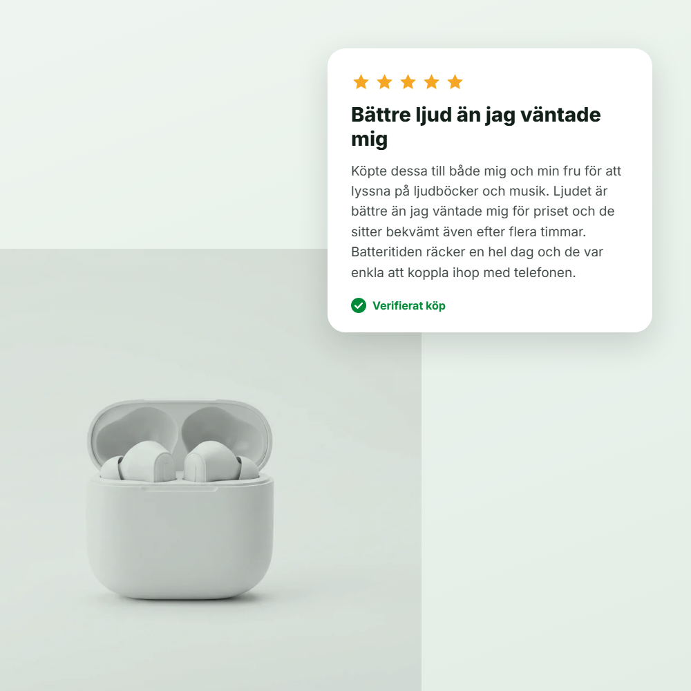 Recension: bättre ljud än jag väntade mig