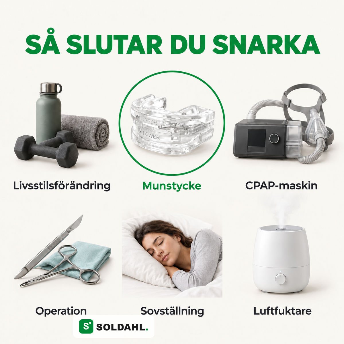 Sa slutar du snarka - munstycke