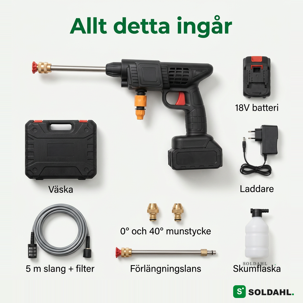 Hård förvaringsväska med tillbehör
