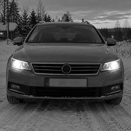 Bara bilens halvljus