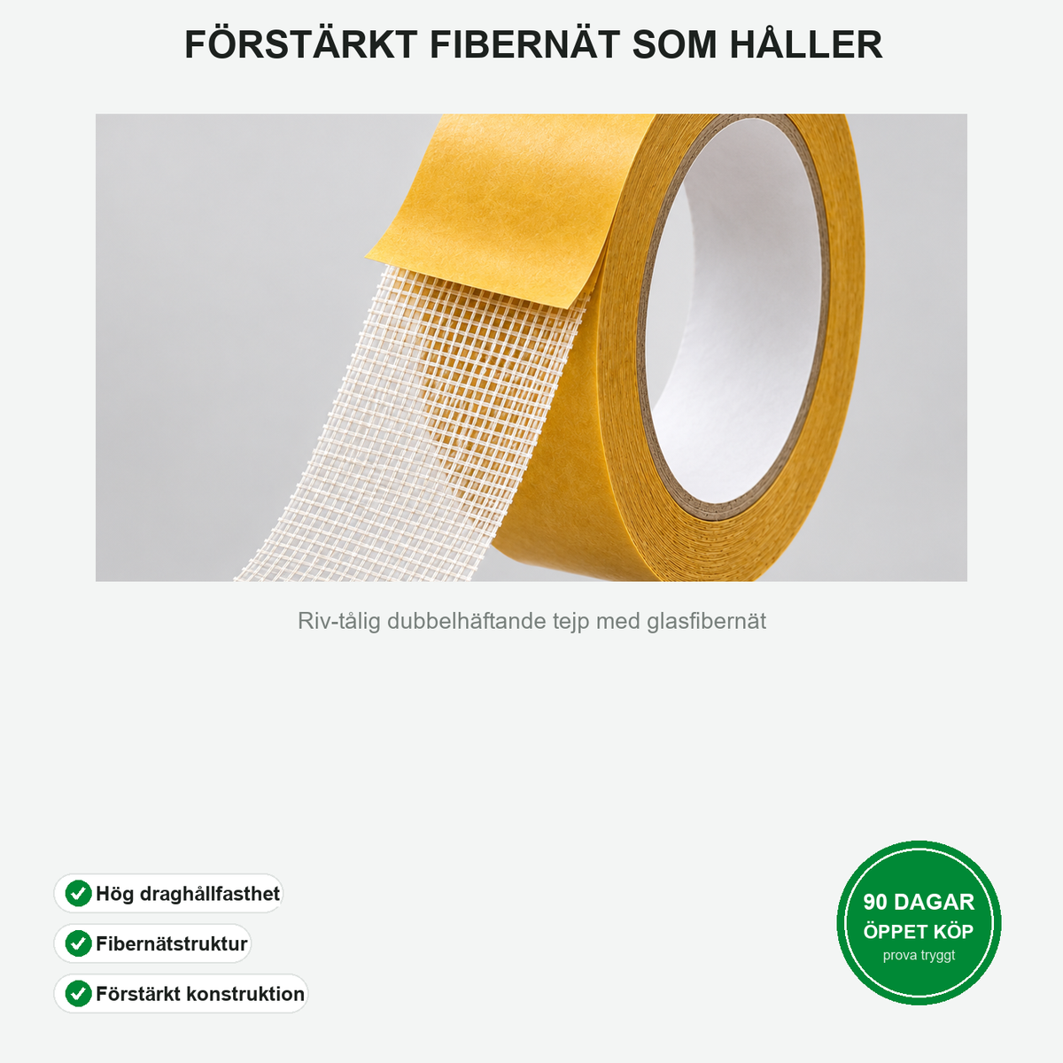 Soldahl Fästa förstärkt fibernät-tejp