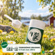 Pälsfri burk med mätskopa på en sommaräng, tidsbegränsat erbjudande