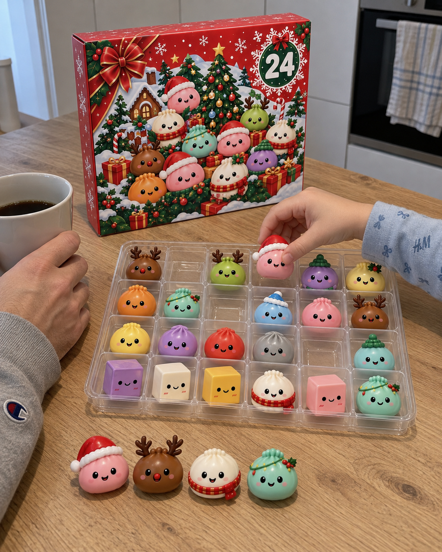 Julkalendern barnen längtar till varje morgon, utan godis och utan skärmar. Ditt barn får något nytt att se fram emot varje dag i december, utan mer socker.