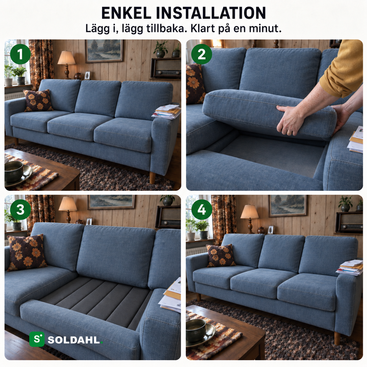 Enkel installation i fyra steg