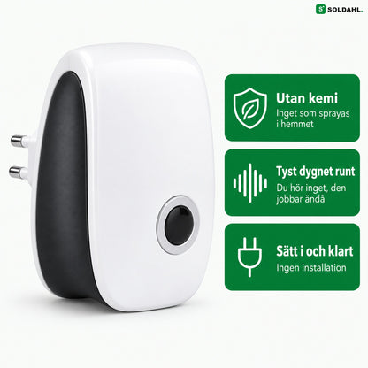 Soldahl Tystvakt ultraljudsapparat, utan kemi, tyst dygnet runt, sätt i och klart