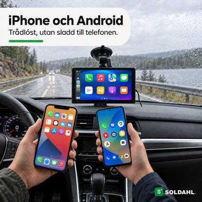Vägro på vindrutan fungerar trådlöst med både iPhone och Android