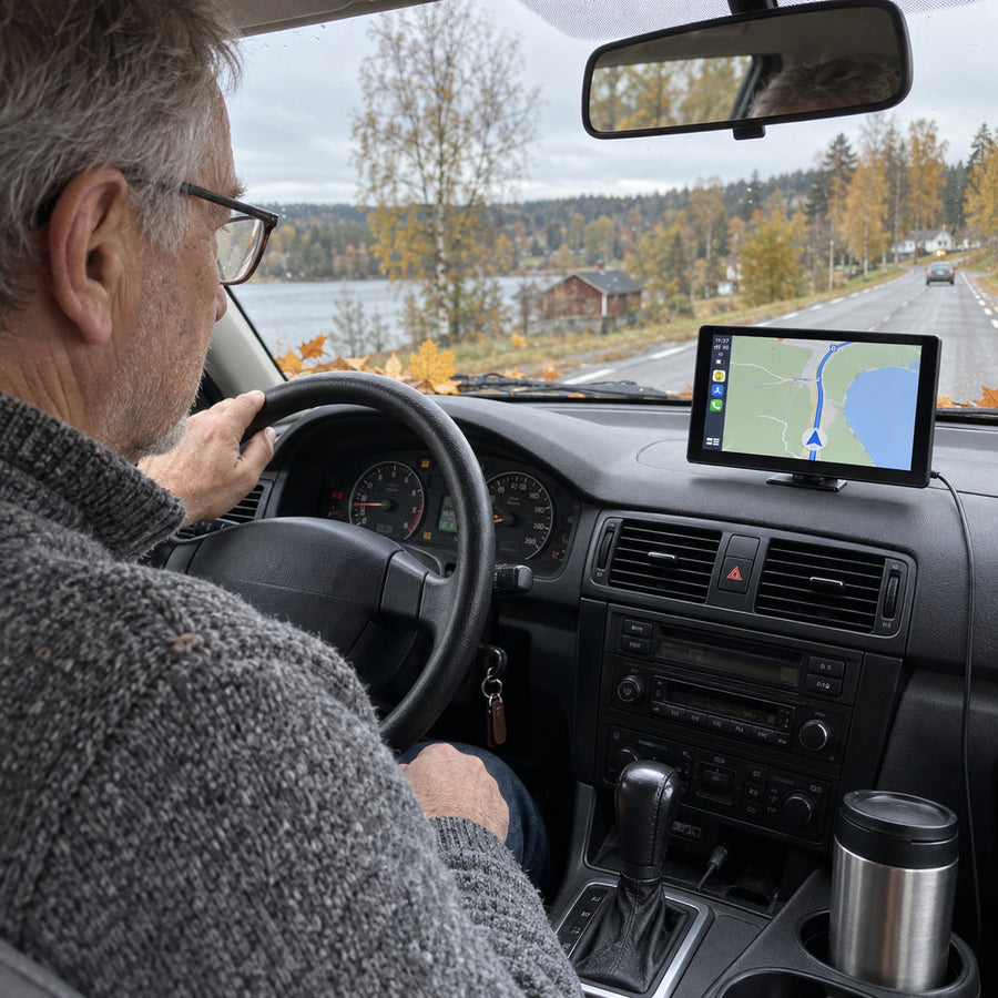 Bilen går fint. Det är skärmen som fastnat i 2012.