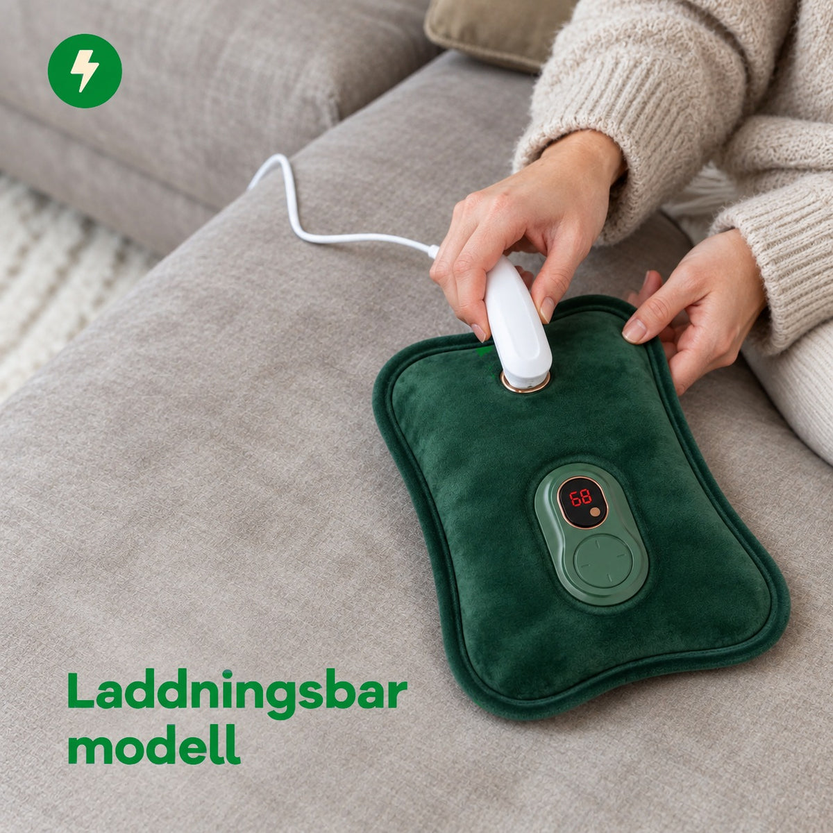 Laddningsbar värmeflaska